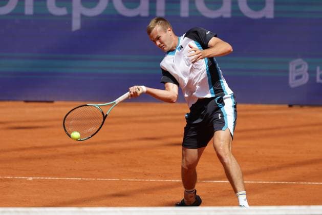 GER, Hamburg, xFSx, ATP, Tennis Herren 500 , Herren-Tennistunier Bitpanda Hamburg Open 2025, Sechzehntelfinale 20.05.2025 Vitaliy Sachko (UKR) spielt einen Vorhand Copyright: HMBxMedia FernandoxSoares