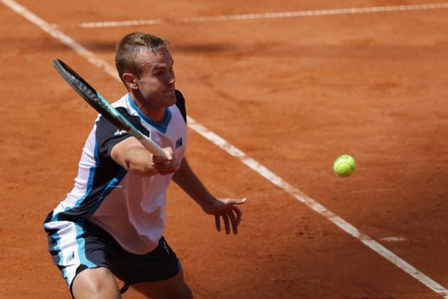 GER, Hamburg, xFSx, ATP, Tennis Herren 500 , Herren-Tennistunier Bitpanda Hamburg Open 2025, Sechzehntelfinale 20.05.2025 Vitaliy Sachko (UKR) spielt einen Vorhand Copyright: HMBxMedia FernandoxSoares