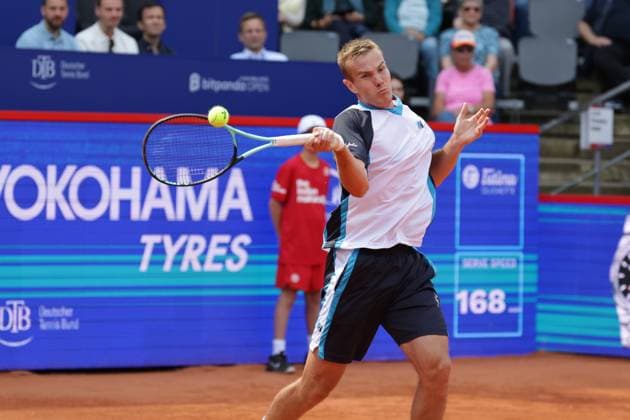 GER, Hamburg, xFSx, ATP, Tennis Herren 500 , Herren-Tennistunier Bitpanda Hamburg Open 2025, Sechzehntelfinale 20.05.2025 Vitaliy Sachko (UKR) spielt einen Vorhand Copyright: HMBxMedia FernandoxSoares