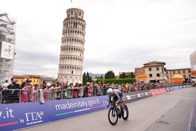 Plowright Jensen of Alpecin-Deceuninck during the stage 10 of the Giro d™Italia from Lucca to Pisa Tudor ITT (Individual Time Trial), Italy - Tuesday, May 20, 2025. - cycling.  Copyright: xMarcoxAlpozzi LaPressex