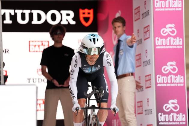 Liepins Emils of Q36.5 Pro Cycling Team during the stage 10 of the Giro d™Italia from Lucca to Pisa Tudor ITT (Individual Time Trial), Italy - Tuesday, May 20, 2025. - cycling.  Copyright: xMassimoxPaolone LaPressex