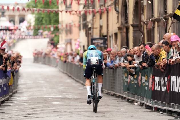 Kanter Max of Xds Astana Team during the stage 10 of the Giro d™Italia from Lucca to Pisa Tudor ITT (Individual Time Trial), Italy - Tuesday, May 20, 2025. - cycling.  Copyright: xMassimoxPaolone LaPressex