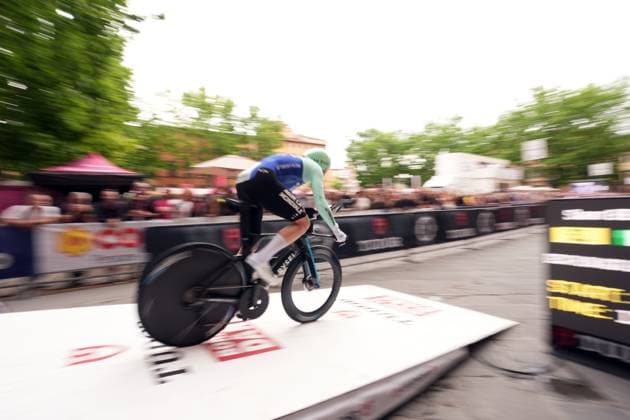 Bennett Sam of Decathlon Ag2R La Mondiale Team during the stage 10 of the Giro d™Italia from Lucca to Pisa Tudor ITT (Individual Time Trial), Italy - Tuesday, May 20, 2025. - cycling.  Copyright: xMassimoxPaolone LaPressex
