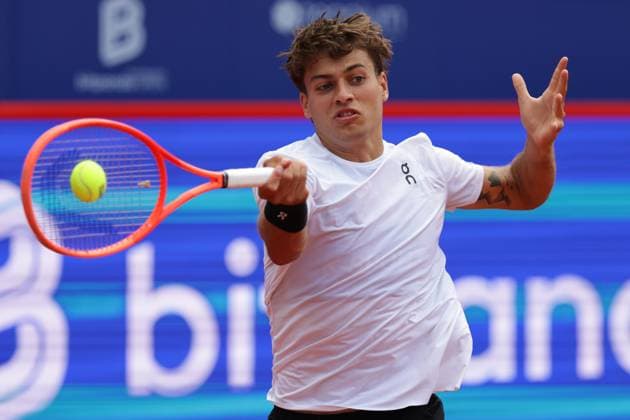 Sport Bilder des Tages GER, Hamburg, xFSx, ATP, Tennis Herren 500 , Herren-Tennistunier Bitpanda Hamburg Open 2025, Sechzehntelfinale 20.05.2025 Flavio Cobolli (ITA) spielt einen Vorhand Copyright: HMBxMedia FernandoxSoares