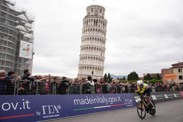 Plapp Lucas of Team Jayco Alula during the stage 10 of the Giro d™Italia from Lucca to Pisa Tudor ITT (Individual Time Trial), Italy - Tuesday, May 20, 2025. - cycling.  Copyright: xMarcoxAlpozzi LaPressex