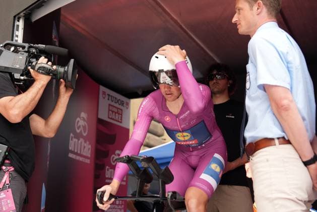 Pedersen Mads of Lidl-Trek during the stage 10 of the Giro d™Italia from Lucca to Pisa Tudor ITT (Individual Time Trial), Italy - Tuesday, May 20, 2025. - cycling.  Copyright: xMassimoxPaolone LaPressex