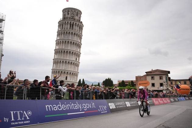 Pedersen Mads of Lidl-Trek during the stage 10 of the Giro d™Italia from Lucca to Pisa Tudor ITT (Individual Time Trial), Italy - Tuesday, May 20, 2025. - cycling.  Copyright: xMarcoxAlpozzi LaPressex