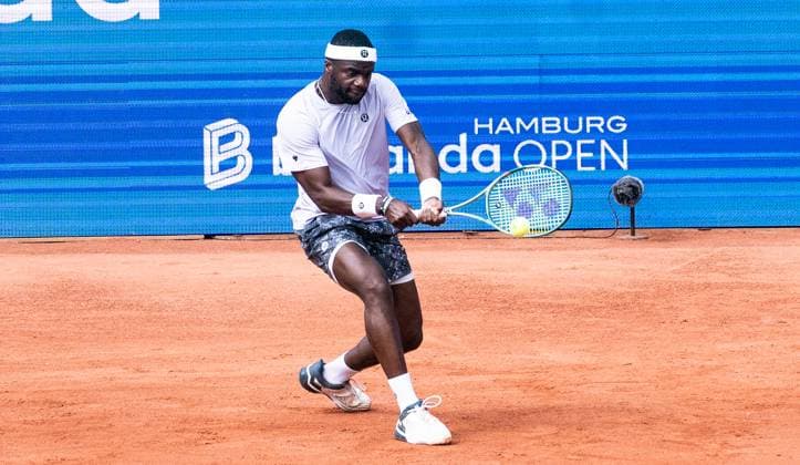 20.05.2025, ATP, Tennis Herren 500, Tennis, Herren, Hamburg Open, Hamburg, 1. Runde, Yunchaokete Bu (China) - Frances Tiafoe (USA) Frances Tiafoe (USA) Hamburg Tennis-Stadion Am Rothenbaum Hamburg Deutschland