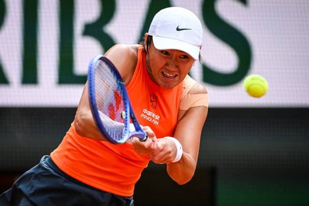 May 20, 2025, Paris, France, France: Xiyu WANG of China during the second qualifying day of Roland-Garros 2025, French Open 2025, Grand Slam tennis tournament at Roland-Garros Stadium on May 20, 2025 in Paris, France. Paris France - ZUMAm308 20250520_zsp_m308_056 Copyright: xMatthieuxMirvillex