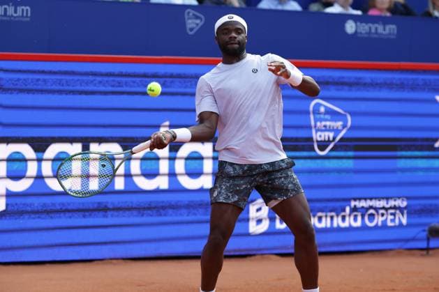 GER, Hamburg, xFSx , ATP, Tennis Herren 500 , Herren Tennistunier Bitpanda Hamburg Open 2025, Sechzehntelfinale 20.05.2025 Frances Tiafoe (USA) spielt einen Vorhand Copyright: HMBxMedia FernandoxSoares