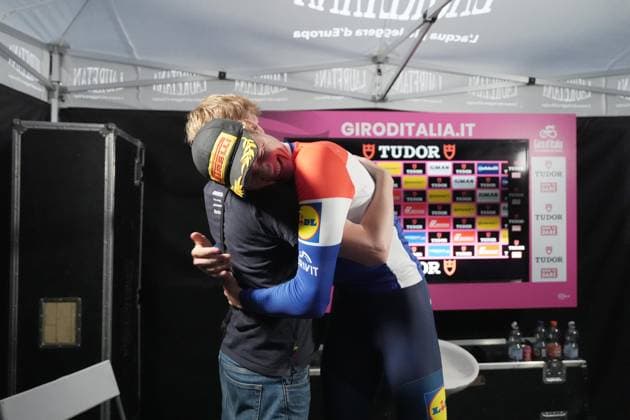 Hoole Daan of Lidl-Trek winner of the stage during the stage 10 of the Giro d™Italia from Lucca to Pisa Tudor ITT (Individual Time Trial), Italy - Tuesday, May 20, 2025. - cycling.  Copyright: xGianxMattiaxD Alberto LaPressex