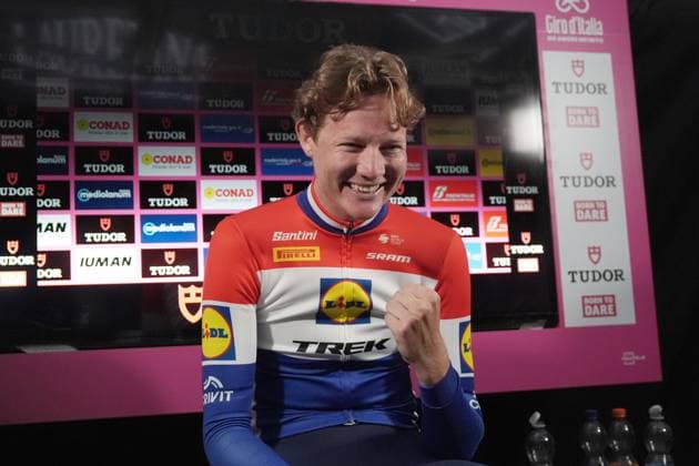Hoole Daan of Lidl-Trek winner of the stage during the stage 10 of the Giro d™Italia from Lucca to Pisa Tudor ITT (Individual Time Trial), Italy - Tuesday, May 20, 2025. - cycling.  Copyright: xGianxMattiaxD Alberto LaPressex