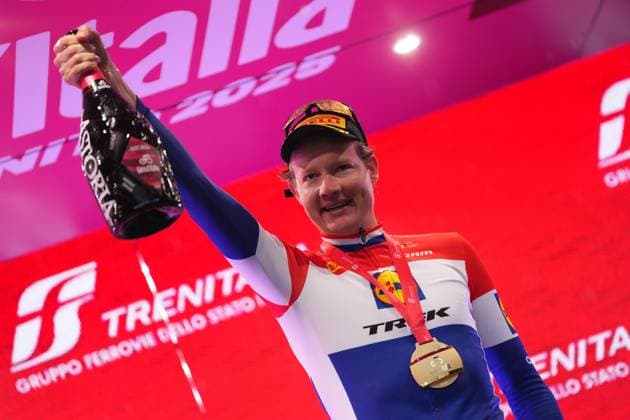 Hoole Daan of Lidl-Trek winner of the stage during the stage 10 of the Giro d™Italia from Lucca to Pisa Tudor ITT (Individual Time Trial), Italy - Tuesday, May 20, 2025. - cycling.  Copyright: xGianxMattiaxD Alberto LaPressex