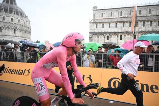 20-05-2025 Giro D italia; Tappa 10 Lucca - Pisa; 2025, Uae Team Emirates - Xrg; Del Toro Romero, Isaac; Pisa Piazza Dei Miracoli; 