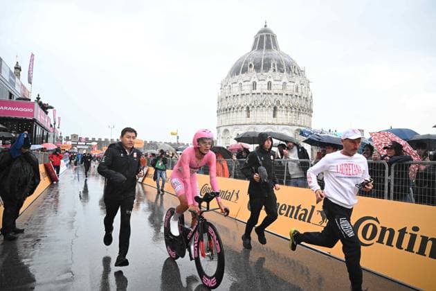 20-05-2025 Giro D italia; Tappa 10 Lucca - Pisa; 2025, Uae Team Emirates - Xrg; Del Toro Romero, Isaac; Pisa Piazza Dei Miracoli; 