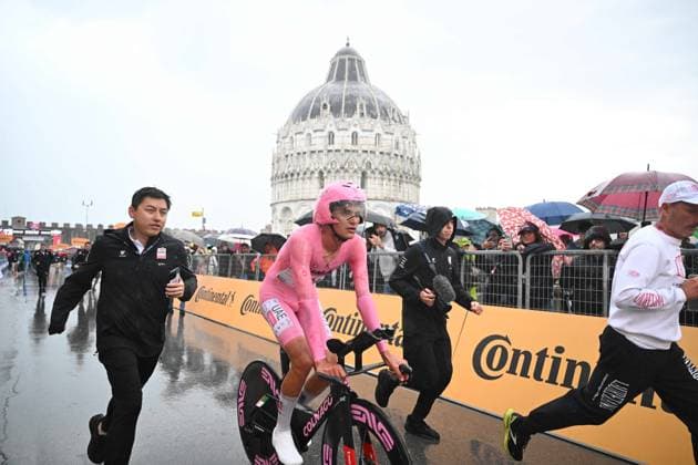 20-05-2025 Giro D italia; Tappa 10 Lucca - Pisa; 2025, Uae Team Emirates - Xrg; Del Toro Romero, Isaac; Pisa Piazza Dei Miracoli; 