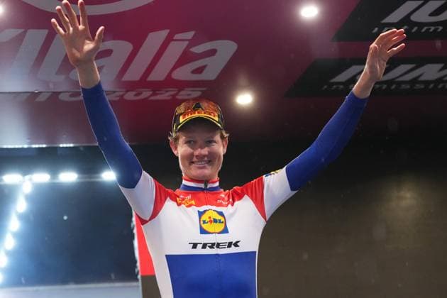 Hoole Daan of Lidl-Trek winner of the stage during the stage 10 of the Giro d™Italia from Lucca to Pisa Tudor ITT (Individual Time Trial), Italy - Tuesday, May 20, 2025. - cycling.  Copyright: xGianxMattiaxD Alberto LaPressex