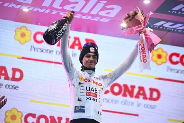 20-05-2025 Giro D italia; Tappa 10 Lucca - Pisa; 2025, Uae Team Emirates - Xrg; Del Toro Romero, Isaac; Pisa Piazza Dei Miracoli; 