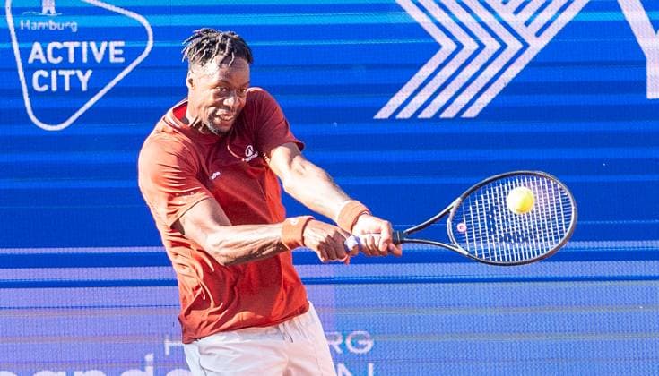 20.05.2025, ATP, Tennis Herren 500, Tennis, Herren, Hamburg Open, Hamburg, 1. Runde, Alejandro Davidovich Fokina (Spanien) - Gael Monfils (Frankreich) Gael Monfils (Frankreich) Hamburg Tennis-Stadion Am Rothenbaum Hamburg Deutschland