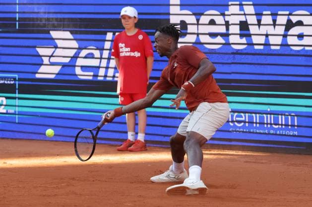 GER, Hamburg, xFSx , ATP, Tennis Herren 500 , Herren Tennistunier Bitpanda Hamburg Open 2025, Sechzehntelfinale 20.05.2025 Gael Monfils (FRA) spielt einen Vorhand Copyright: HMBxMedia FernandoxSoares