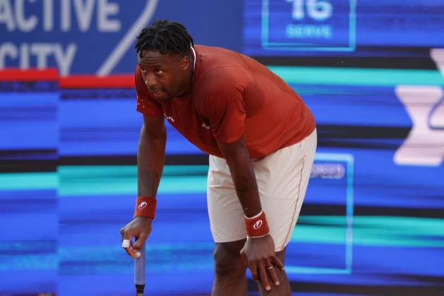 GER, Hamburg, xFSx , ATP, Tennis Herren 500 , Herren Tennistunier Bitpanda Hamburg Open 2025, Sechzehntelfinale 20.05.2025 Gael Monfils (FRA) enttaeuscht, enttaeusch schauend, dissapointed, traurig, frustriert, frust, gefrustet Copyright: HMBxMedia FernandoxSoares