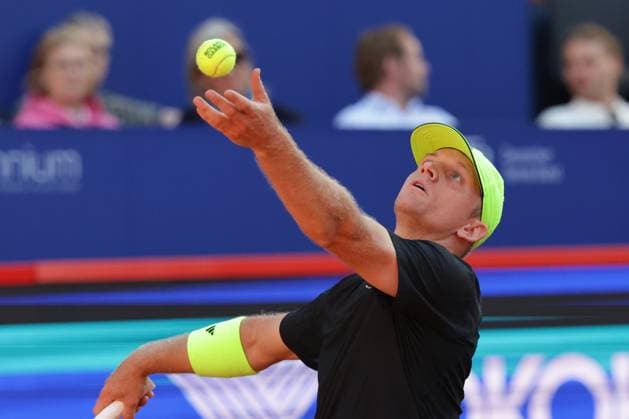 GER, Hamburg, xFSx , ATP, Tennis Herren 500 , Herren Tennistunier Bitpanda Hamburg Open 2025, Sechzehntelfinale 20.05.2025 Alejandro Davidovich Fokina (ESP) macht einen Aufschlag Copyright: HMBxMedia FernandoxSoares