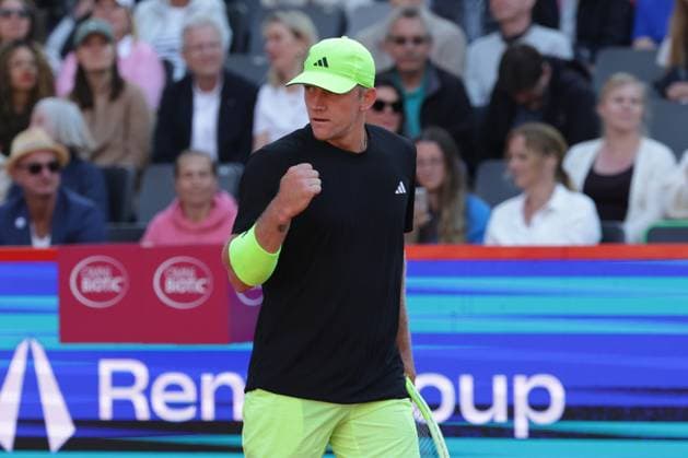 GER, Hamburg, xFSx , ATP, Tennis Herren 500 , Herren Tennistunier Bitpanda Hamburg Open 2025, Sechzehntelfinale 20.05.2025 Alejandro Davidovich Fokina (ESP) Siegerfaust, jubel Copyright: HMBxMedia FernandoxSoares