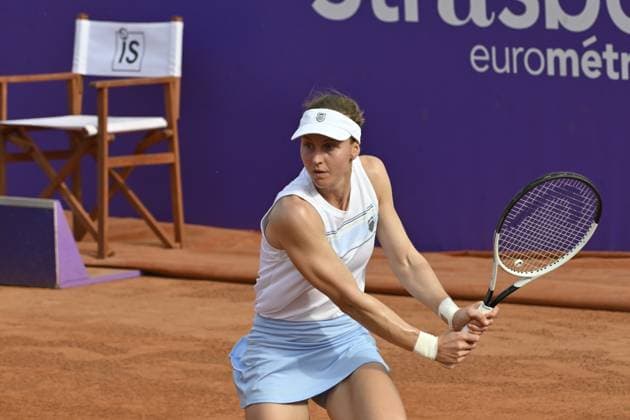 Tennis : Internationaux de Strasbourg 2025 - WTA, Tennis Damen 500 Tennis - Internationaux de Strasbourg 2025 - WTA 500 - Liudmila Samsonova - Russie France  Copyright: xChryslenexCaillaudx xPsnewZx