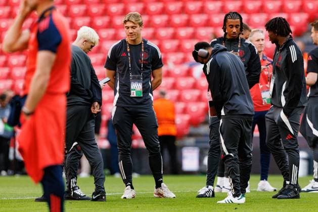 Players seen during Manchester United, ManU FC walk around before UEFA Europa League Final (Maciej Rogowski) Bilbao San Mames Spain Copyright: xMaciejxRogowskix manuwalkaround-23