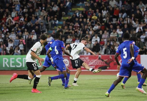 UEFA European Under-17 Championship 2024 25 Group A, in Tirana on, Albania on May 19, 2025. The football match Germany vs France during the UEFA European Under-17 Championship 2024 25 Group A at the Elbasan Arena stadium in Elbasan, Albania, on May 19, 2025. TIRANE ALBANIA Copyright: xSTRINGERx