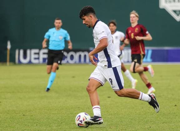 May 20, 2025, Rrogozhine, Rrogozhine, Albania: Alejandro Rodriguez of U-17 England during the UEFA European Under-17 Championship 2024 25 match between England and Belgium at Arena Egnatia in Rrogozhine, Albania on 20 May 2025. Rrogozhine Albania - ZUMAb266 20250520_zip_b266_016 Copyright: xArmandoxBabanix