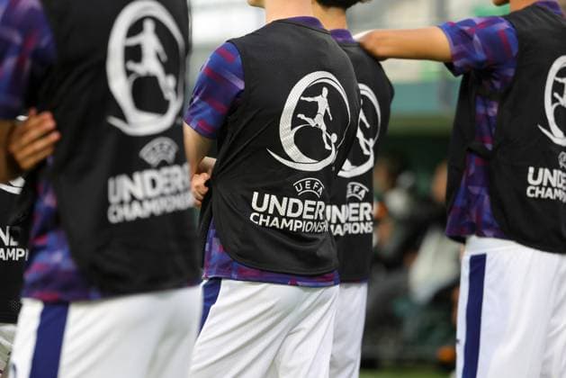 May 20, 2025, Rrogozhine, Rrogozhine, Albania: The logo of UEFA European Under-17 Championship 2024 25 is seen at Arena Egnatia in Rrogozhine, Albania on 20 May 2025. Rrogozhine Albania - ZUMAb266 20250520_zip_b266_020 Copyright: xArmandoxBabanix