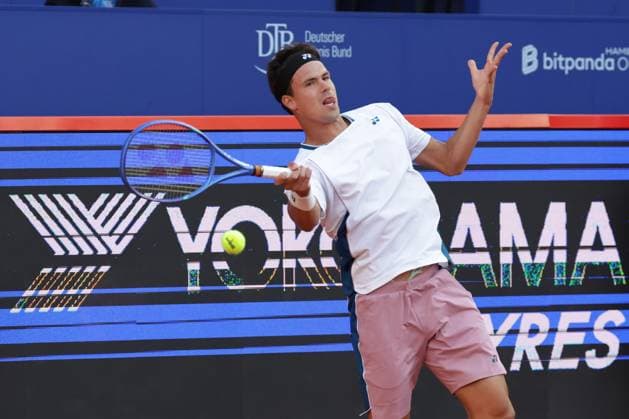 GER, Hamburg, xFSx , ATP, Tennis Herren 500 , Herren Tennistunier Bitpanda Hamburg Open 2025, Sechzehntelfinale 20.05.2025 Daniel Altmeier (GER) spielt einen Vorhand Copyright: HMBxMedia FernandoxSoares