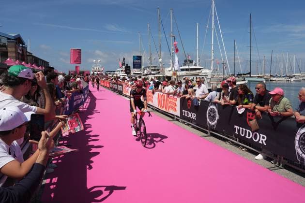 Pluimers Rick of Tudor Pro Cycling Team during the stage 11 of the Giro d™Italia from Viareggio to Castelnovo ne Monti, Italy - Wednesday, May 21, 2025. - cycling.  Copyright: xMassimoxPaolone LaPressex