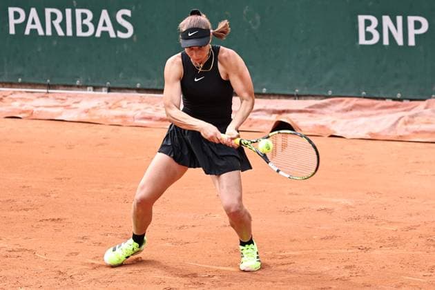Tamara Korpatsch, GER, during qualifying round of 2025 French Open at Roland Garros, Paris, 21 05 2025; -