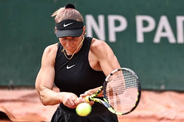 Tamara Korpatsch, GER, during qualifying round of 2025 French Open at Roland Garros, Paris, 21 05 2025; -