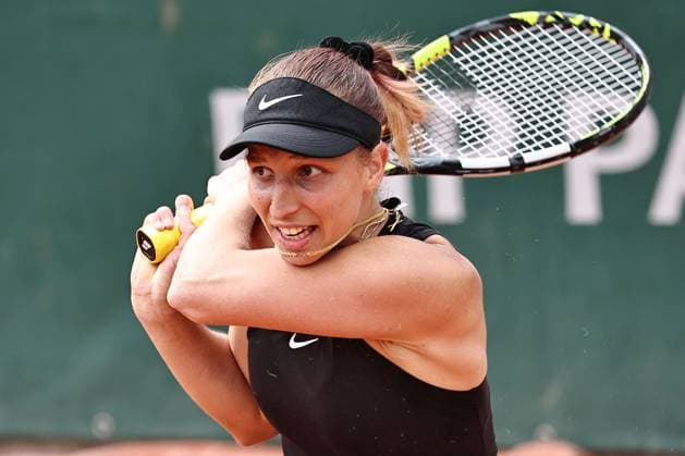 Tamara Korpatsch, GER, during qualifying round of 2025 French Open at Roland Garros, Paris, 21 05 2025; -