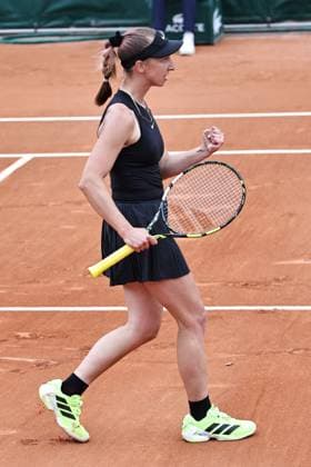 Tamara Korpatsch, GER, during qualifying round of 2025 French Open at Roland Garros, Paris, 21 05 2025; -