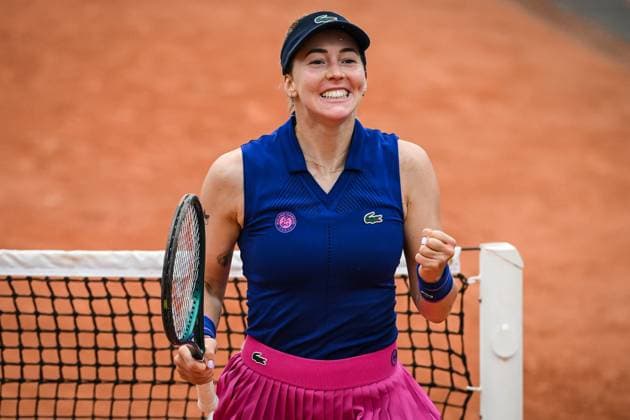 May 21, 2025, Paris, France, France: Nina STOJANOVIC of Croatia celebrates his victory during the third qualifying day of Roland-Garros 2025, French Open 2025, Grand Slam tennis tournament at Roland-Garros Stadium on May 21, 2025 in Paris, France. Paris France - ZUMAm308 20250521_zsp_m308_016 Copyright: xMatthieuxMirvillex