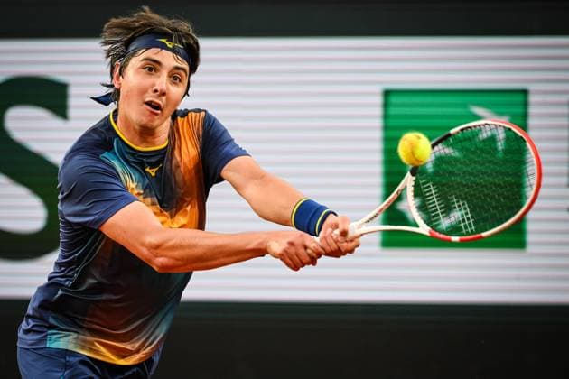 May 21, 2025, Paris, France, France: Alexander SHEVCHENKO of Kazakhstan during the third qualifying day of Roland-Garros 2025, French Open 2025, Grand Slam tennis tournament at Roland-Garros Stadium on May 21, 2025 in Paris, France. Paris France - ZUMAm308 20250521_zsp_m308_026 Copyright: xMatthieuxMirvillex