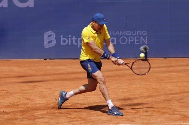 GER, Hamburg, xFSx , ATP, Tennis Herren 500 , Herren Tennistunier Bitpanda Hamburg Open 2025, Achtelfinale 21.05.2025 Roberto Bautista Agut (ESP) spielt eine Rueckhand Copyright: HMBxMedia FernandoxSoares