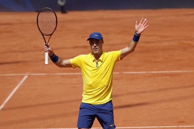 GER, Hamburg, xFSx , ATP, Tennis Herren 500 , Herren Tennistunier Bitpanda Hamburg Open 2025, Achtelfinale 21.05.2025 Roberto Bautista Agut (ESP) gewinnt gegen Frances Tiafoe (USA) in Achtelfinale Copyright: HMBxMedia FernandoxSoares