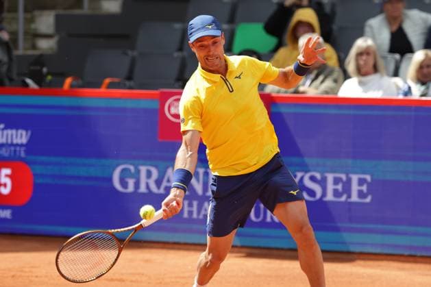 GER, Hamburg, xFSx , ATP, Tennis Herren 500 , Herren Tennistunier Bitpanda Hamburg Open 2025, Achtelfinale 21.05.2025 Roberto Bautista Agut (ESP) spielt einen Vorhand Copyright: HMBxMedia FernandoxSoares