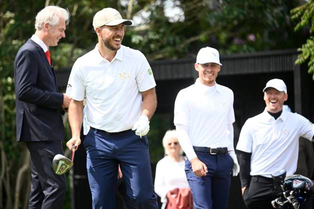 ProAm Soudal Open Golf SCHILDE, BELGIUM - MAY 21 : Eden and Thorgan Hazard pictured during the Soudal Open ProAm Golf (DP World Tour event) on May 21, 2025 in Schilde, Belgium, 21 05 2025 Schilde Belgium  Copyright: xPeterxDexVoechtx