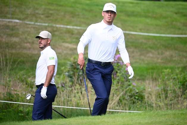 ProAm Soudal Open Golf SCHILDE, BELGIUM - MAY 21 : Eden and Thorgan Hazard pictured during the Soudal Open ProAm Golf (DP World Tour event) on May 21, 2025 in Schilde, Belgium, 21 05 2025 Schilde Belgium  Copyright: xPeterxDexVoechtx