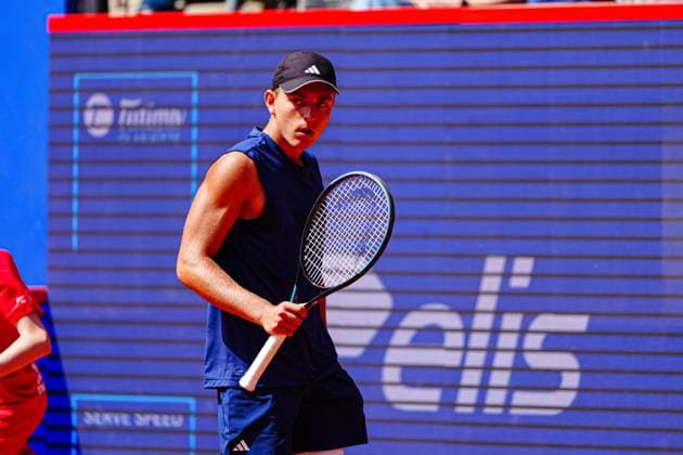Justin Engel (GER) GER, Andrey Rublev (RUS) vs. Justin Engel (GER), Tennis, ATP, Tennis Herren 500, Bitpanda Hamburg Open, Achtelfinale, 21.05.2025 GER, Andrey Rublev (RUS) vs. Justin Engel (GER), Tennis, ATP 500, Bitpanda Hamburg Open, Achtelfinale, 21.05.2025 Hamburg Copyright: xEibner-Pressefoto MarcelxvonxFehrnx EP_MFN