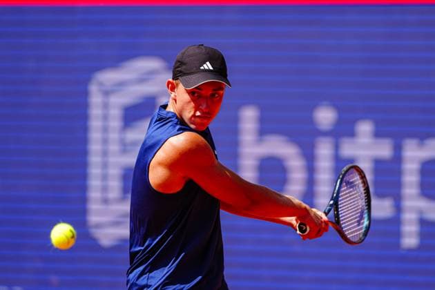 Justin Engel (GER) GER, Andrey Rublev (RUS) vs. Justin Engel (GER), Tennis, ATP, Tennis Herren 500, Bitpanda Hamburg Open, Achtelfinale, 21.05.2025 GER, Andrey Rublev (RUS) vs. Justin Engel (GER), Tennis, ATP 500, Bitpanda Hamburg Open, Achtelfinale, 21.05.2025 Hamburg Copyright: xEibner-Pressefoto MarcelxvonxFehrnx EP_MFN
