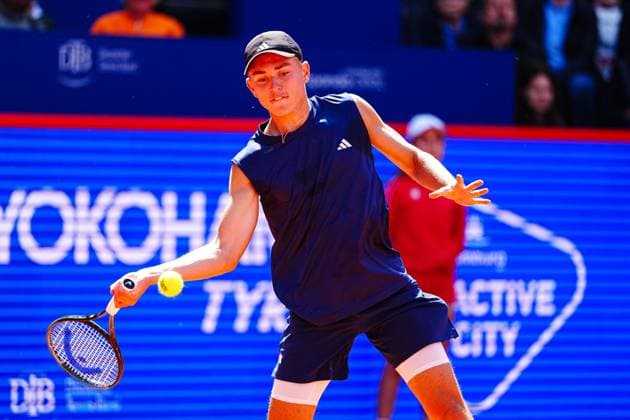 Justin Engel (GER) GER, Andrey Rublev (RUS) vs. Justin Engel (GER), Tennis, ATP, Tennis Herren 500, Bitpanda Hamburg Open, Achtelfinale, 21.05.2025 GER, Andrey Rublev (RUS) vs. Justin Engel (GER), Tennis, ATP 500, Bitpanda Hamburg Open, Achtelfinale, 21.05.2025 Hamburg Copyright: xEibner-Pressefoto MarcelxvonxFehrnx EP_MFN
