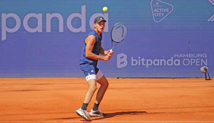 Bitpanda Hamburg Open, ATP, Tennis Herren Turnier 500, Achtelfinale: Justin Engel (Deutschland).