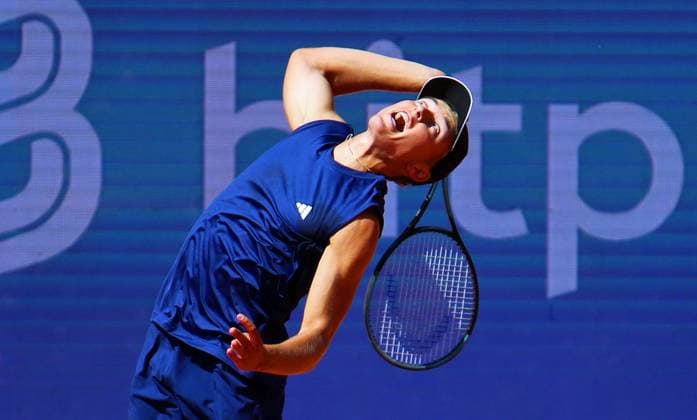 Bitpanda Hamburg Open, ATP, Tennis Herren Turnier 500, Achtelfinale: Justin Engel (Deutschland).